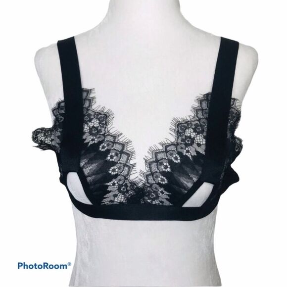 Oh La La Cheri Janet Eyelash Bralette Size Small/Medium NEW - Picture 2 of 9